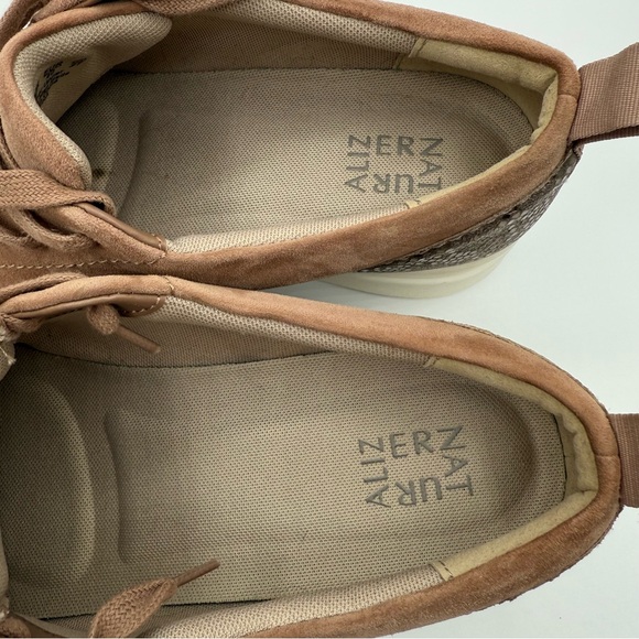 Naturalizer Yarina Tan Suede Comfort Sneakers Wide 10W Women - Picture 10 of 16